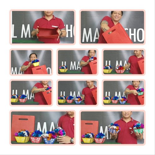 APPEARING FLOWER POT FROM EMPTY BAG